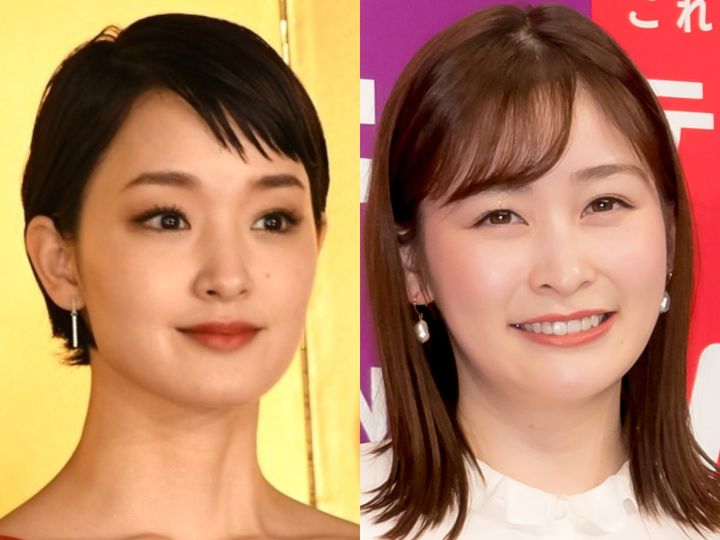 （左から）剛力彩芽、岩田絵里奈 クランクイン！ width=