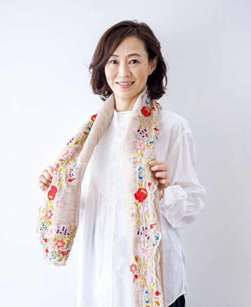 ストールの結び方