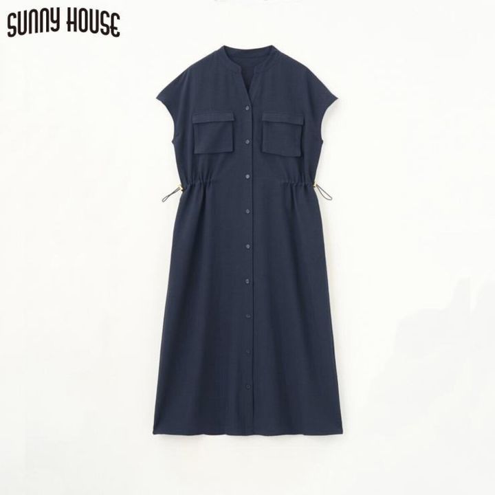 しまむらのドロストワンピース（SUNNY HOUSE）