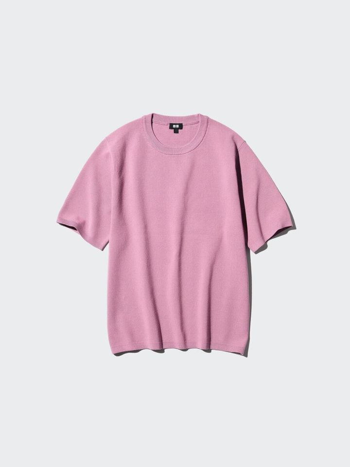 2026春夏ユニクロ大人女性おすすめウォッシャブルミラノリブニットTシャツ