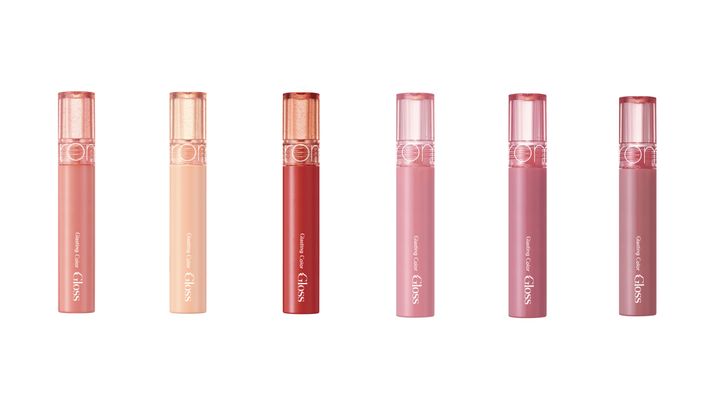 グラスティングカラーグロス スパークル S01、S08、S09 各 （税込）、グラスティングカラーグロス 01、03、04 各 （税込）／すべてrom&nd 問い合わせ先：