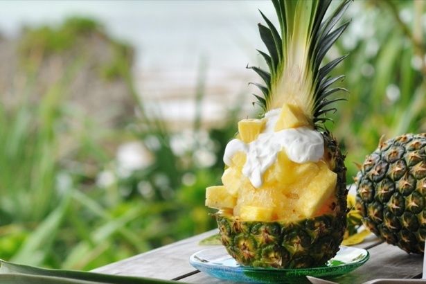 まるごとパインのかき氷(4800円)