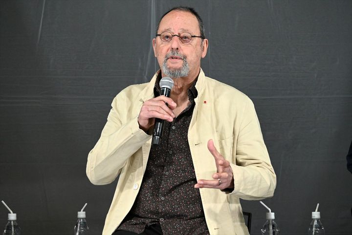 『らくだ』合同取材会に出席したジャン・レノ width=