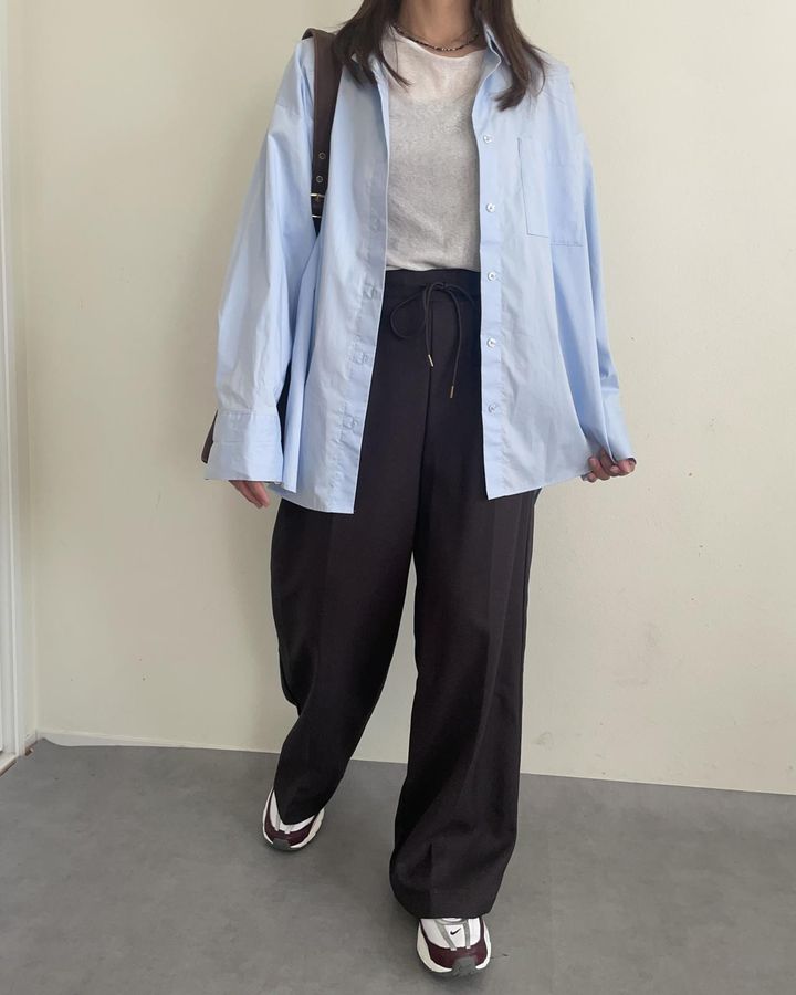 画像: シャツで春っぽ