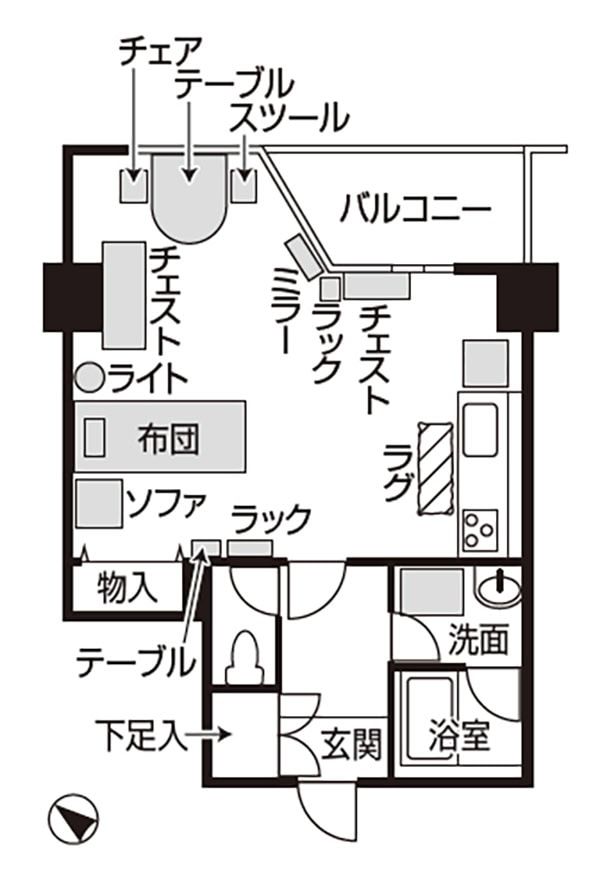 所在地_東京都 住居歴_4カ月 住宅形態_賃貸 間取り_1R 家族_1人暮らし
