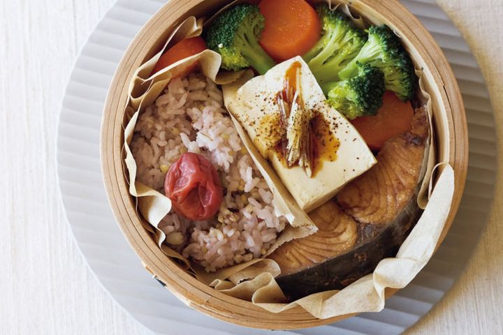 魚とごはんの献立 加熱後