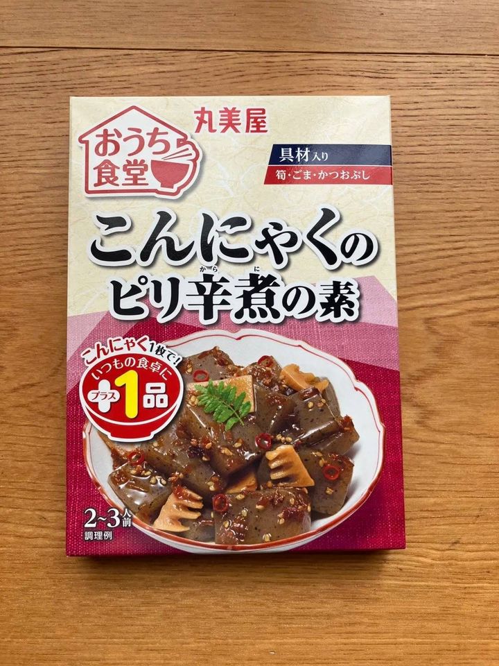 DAISO(ダイソー)：丸美屋 おうち食堂こんにゃくのピリ辛煮の素 140g