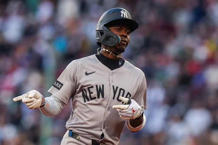 ヤンキースのジャズ・チザムJr.（C）ロイター