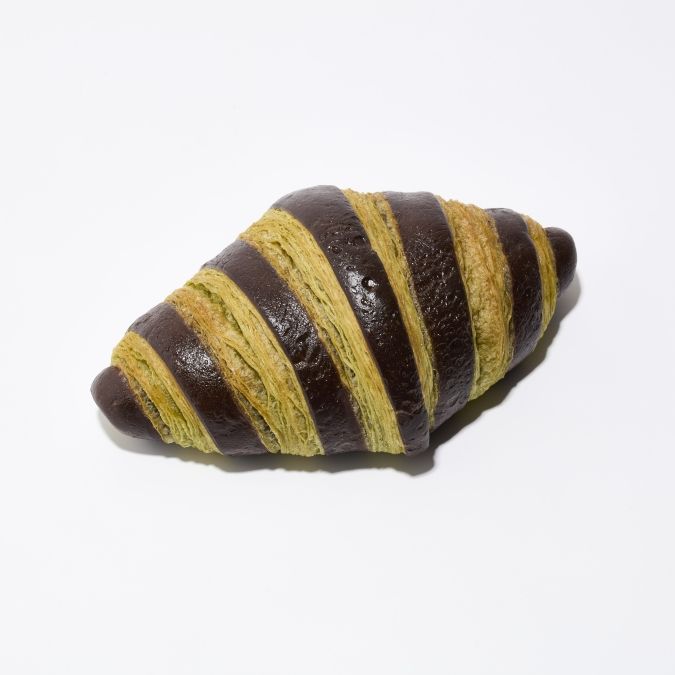 ブールアンジュ 抹茶マーブルクロワッサン