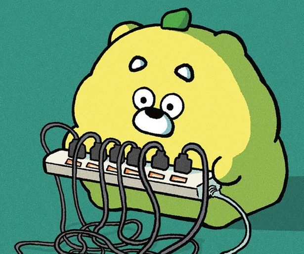 電源タップ… (C)ひろくま、おはん、CHOCOLATEInc、（一社）広島県観光連盟（HIT）／KADOKAWA