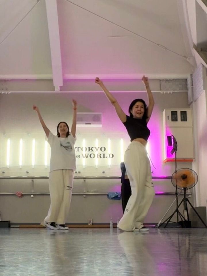 K-POPダンスレッスンの様子