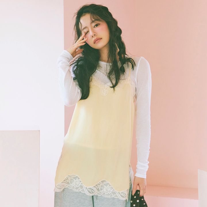 なごみ コスパ服 ランジェリー風