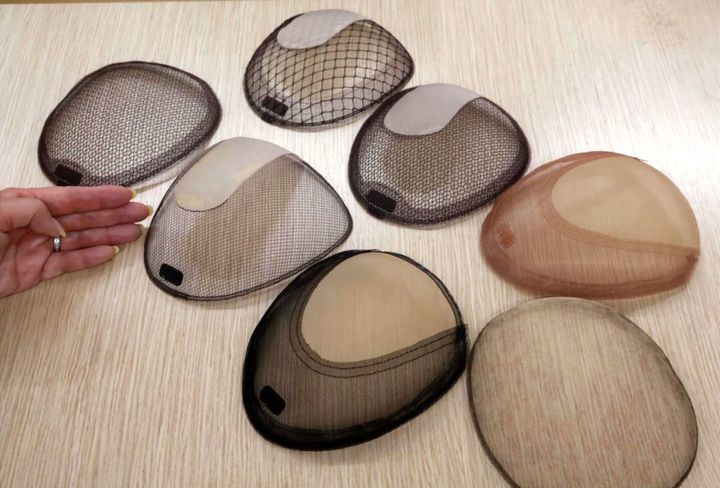 通気性の良い女性向けウィッグのベースネット