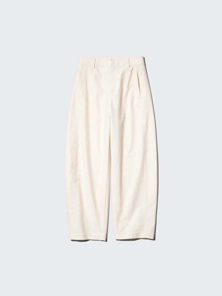 2026春夏ユニクロ大人女性おすすめジャージーバレルレッグパンツ