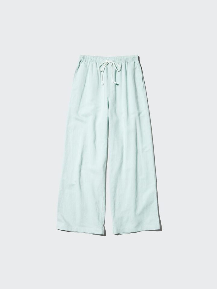 2026春夏ユニクロ大人女性おすすめリネンブレンドイージーパンツ