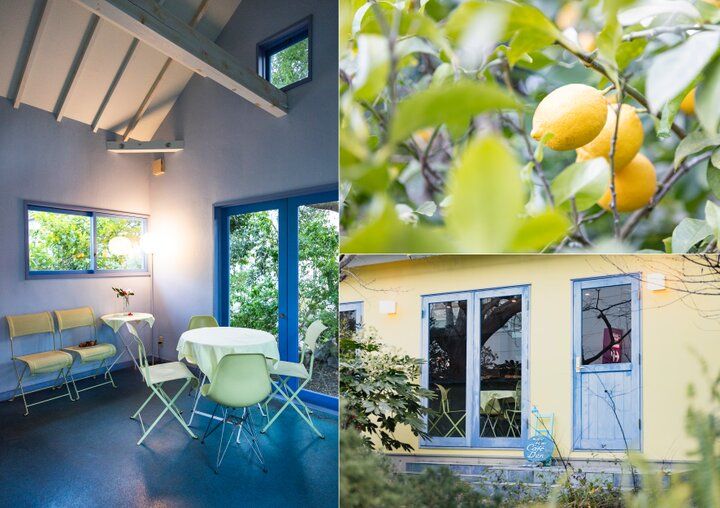 伊豆の海をイメージした爽やかなパステルカラーのカフェへ。下田の「Cafe Den」で手づくりスイーツを♪