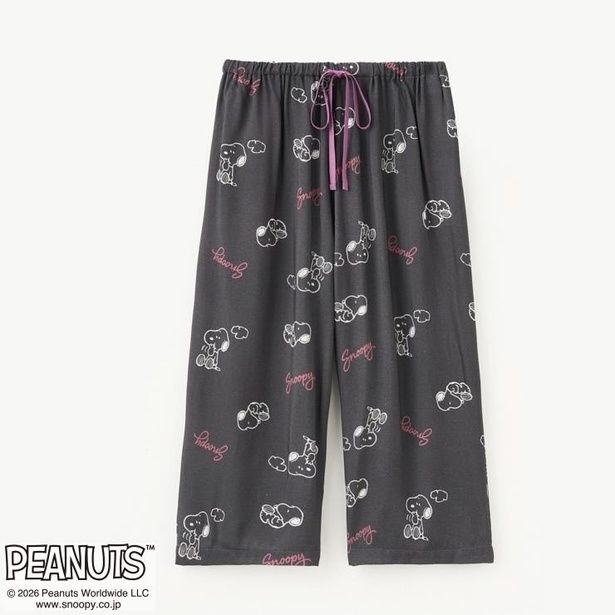 「レディース ルームパンツ(ダークグレー)」(1749円)