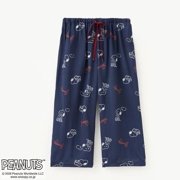 「レディース ルームパンツ(ダークネイビー)」(1749円)