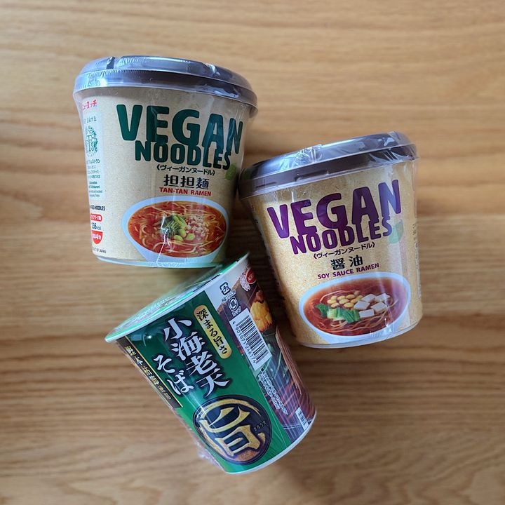 アメリカ持ち込みOK！ホテル滞在に持っていきたい日本食。肉エキスなしのインスタント麺が美味しい！