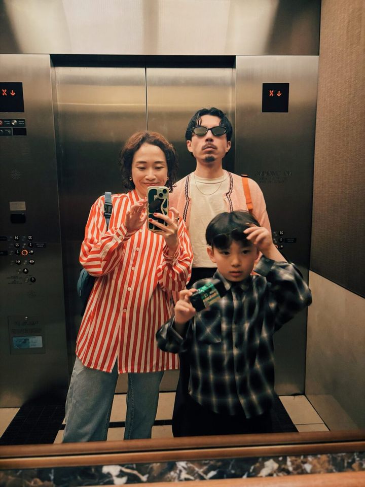 ロサンゼルス旅行で撮った家族写真♪