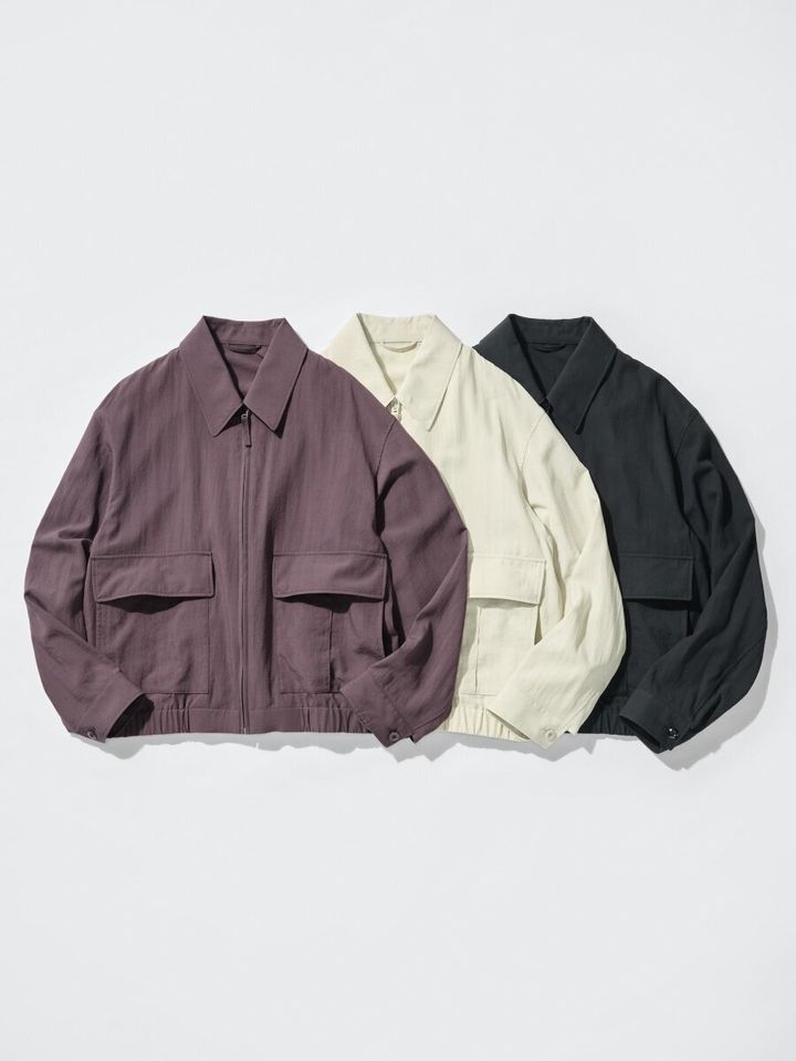 2026春ユニクロ値下げショートブルゾン