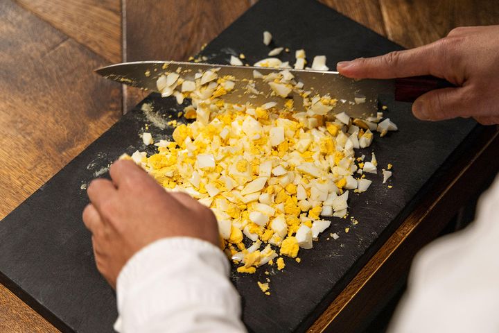 卵は粗く刻むべし