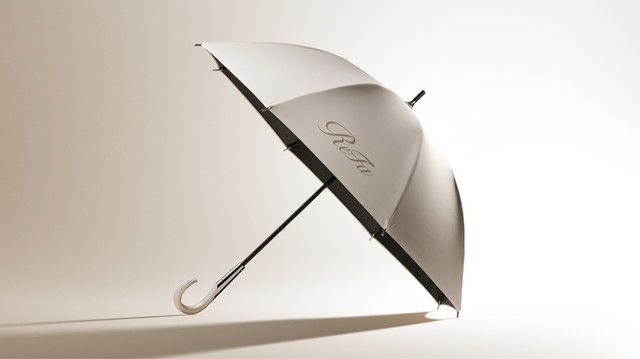 グレーカラーのReFa SUNIR SHADE LONG 50傘単体