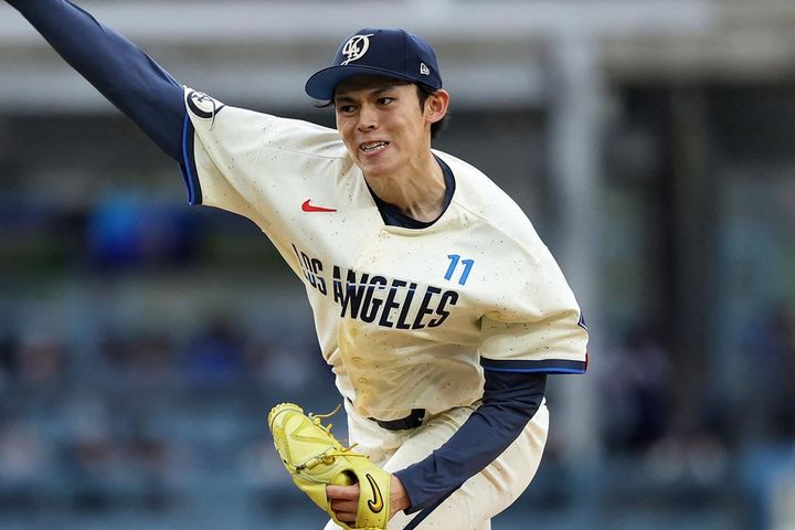 ドジャース・佐々木朗希（C）ロイター