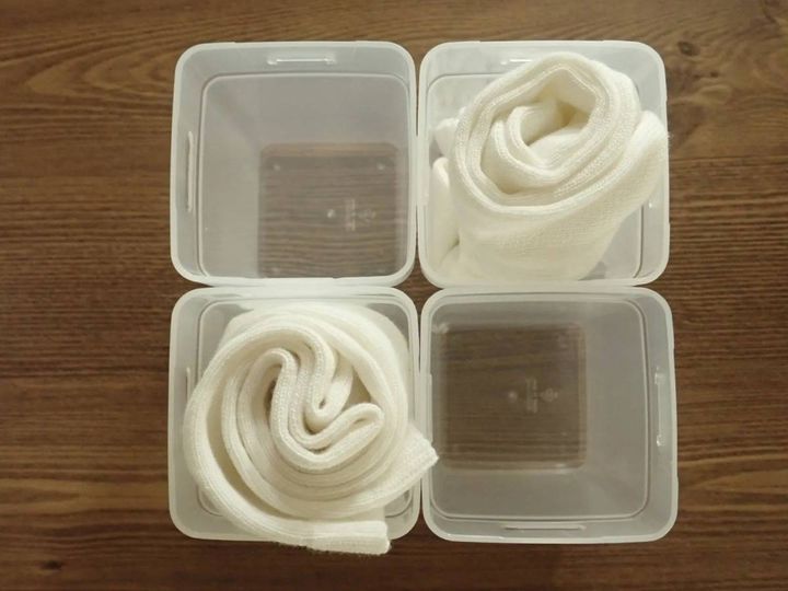 DAISO(ダイソー)：くつした整理カップS4P