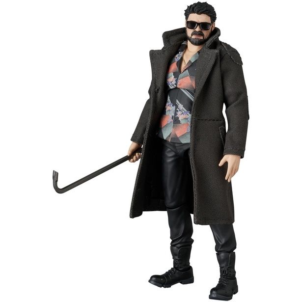 柄シャツ＆サングラス姿がイカすぜ！(「MAFEX WILLIAM “BILLY” BUTCHER TEMP V24 Ver.」) 2027年2月発売予定 価格：14,080円(税込) 発売・販売元：メディコム・トイ THE BOYS TM [c] 2026 Sony Pictures Television Inc. and Amazon Content Services LLC. All Rights Reserved.