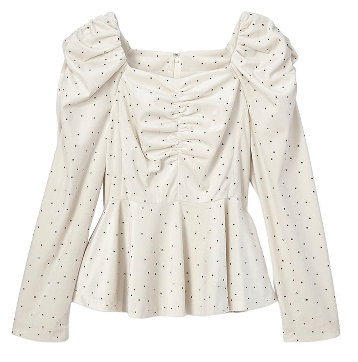 八木アリサ おしゃれ自慢 ドット