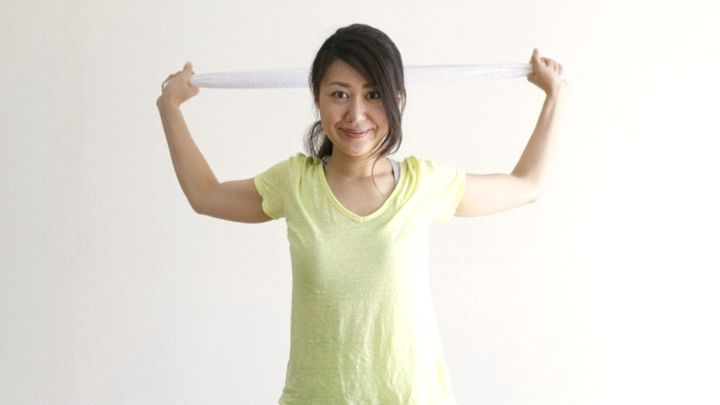 タオルストレッチ