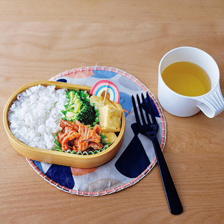 【お弁当はおかず3品で完成！】「豚こまのケチャップ炒め弁当」なら子どもウケも抜群！ 冷めても味がぼけません！の画像1