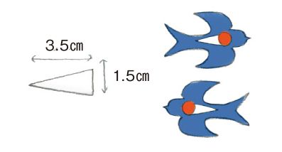【春の工作】ふわふわの雲と鈴の音が春らしいモビール「つばめの吊り飾り」の作り方の画像6
