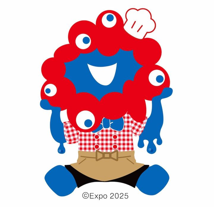 カフェ店員風ミャクミャク