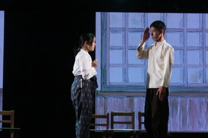 舞台 THE WINDS OF GOD のキャストオーディション案内画像。奈良拠点の鯨椅子projectが募集する出演者情報が具体的に伝わる画像。