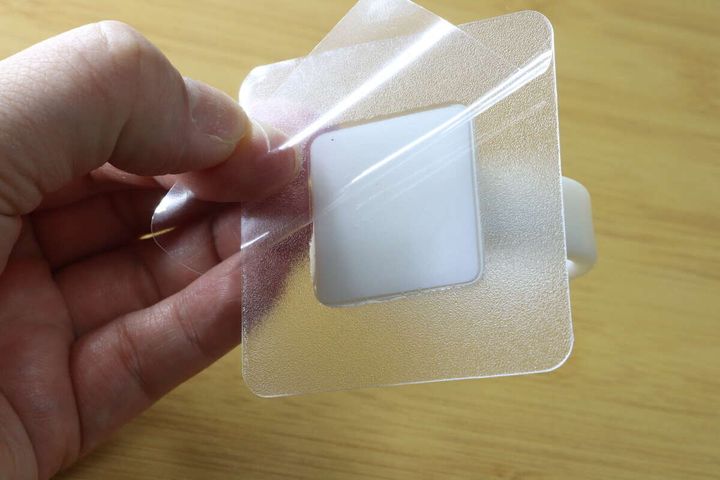 セリア 粘着シート ハンディファンホルダー 粘着シール