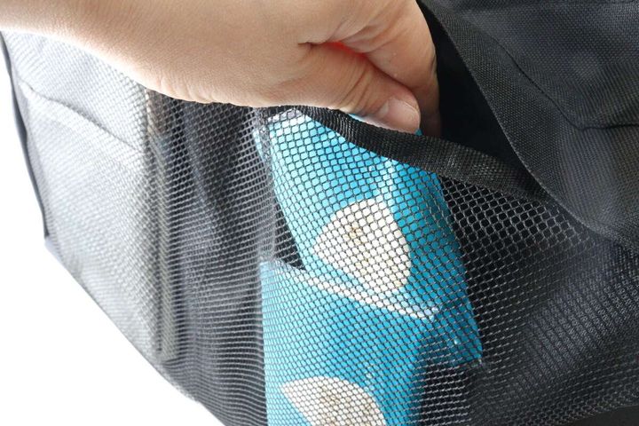 大容量トートバッグ 外ポケット