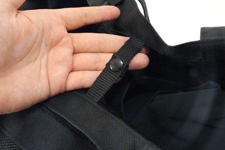 大容量トートバッグ スナップボタン