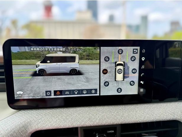 車の周囲が3D映像でぐるっと見える！