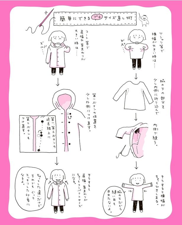 簡単にできるプチサイズ直し術 （C）たかぎなおこ／KADOKAWA