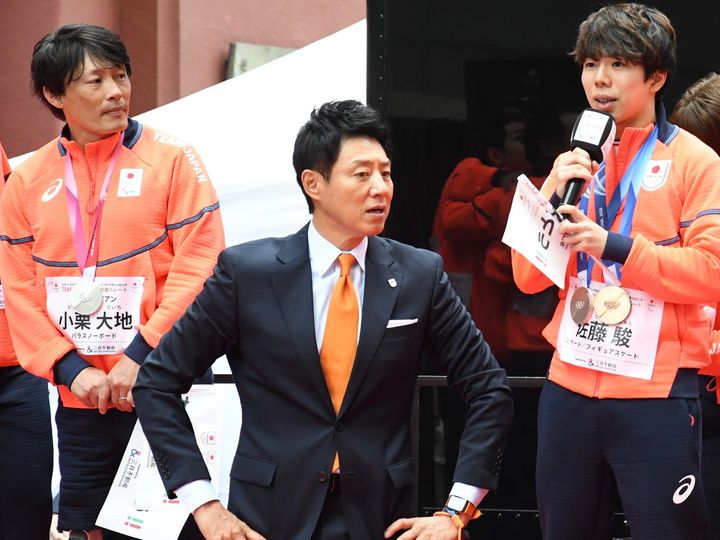 画像: 佐藤駿 （フィギュアスケート団体／銀メダル、男子シングル／銅メダル）