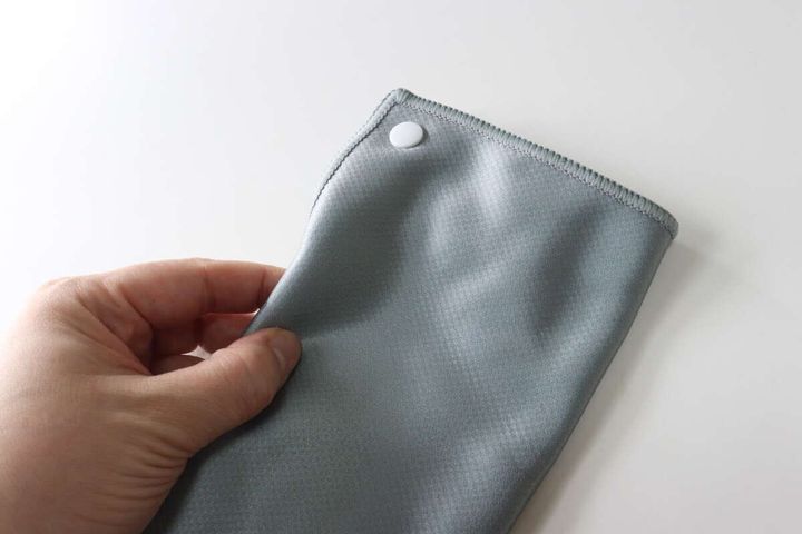 ペットボトルカバー グレー 350ml～500ml 接触冷感素材