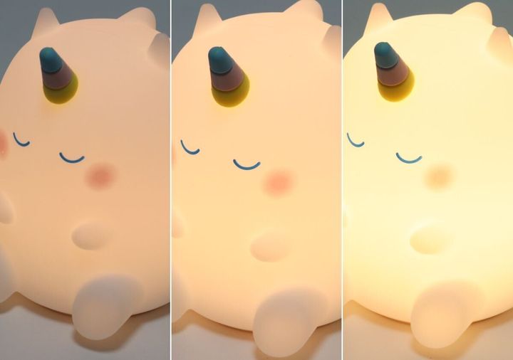 ダイソー センサーライト（ユニコーン） 点灯 光量 比較