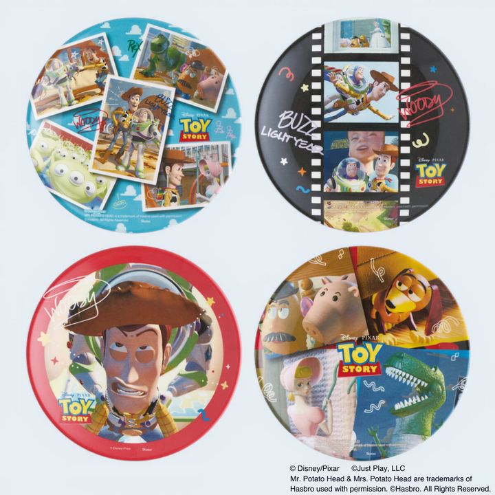 トイ・ストーリー/ファイナルフレーム メラミンミニプレート 13cm 4枚セット