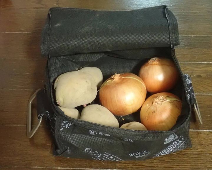 DAISO(ダイソー)：根菜ストックケース(ボックスタイプ)