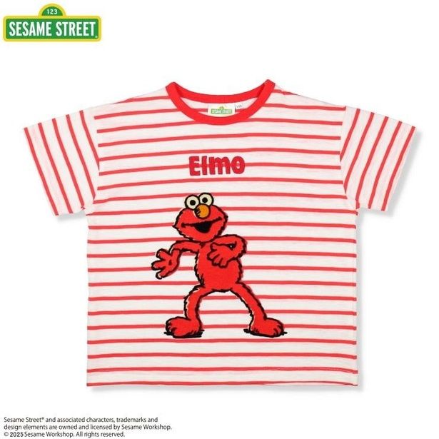 「ボーダーTシャツ(レッド)」(1419円)