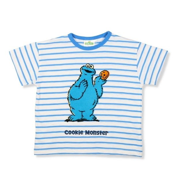 「ボーダーTシャツ(ブルー)」(1419円)