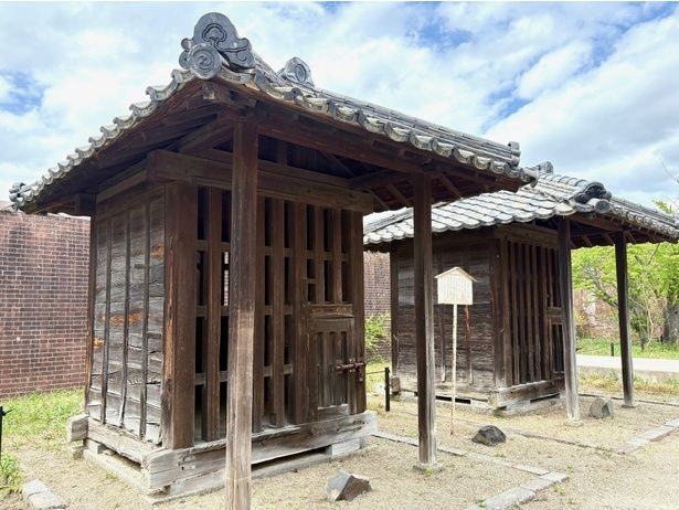 「ギス監」と呼ばれた旧牢舎。刑の執行を待つ一時的な収容所で、キリギリスを入れるかごに似ていたことからそう呼ばれている