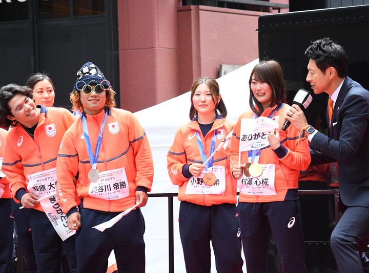 画像: 村瀬心椛選手（スノーボード・女子ビックエア／金メダル、スロープスタイル／銅メダル）